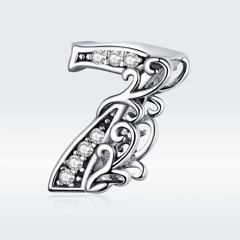(imagem para) Charm Numero 7 life Pandora - SCC1418-7 - Visualizar 5