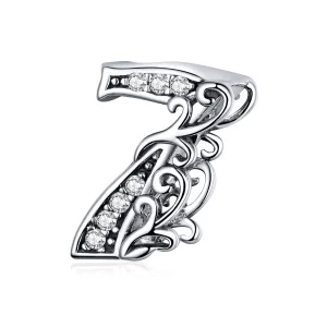 Charm Numero 7 life Pandora - SCC1418-7 (imagem para) Charm Numero 7 life Pandora - SCC1418-7