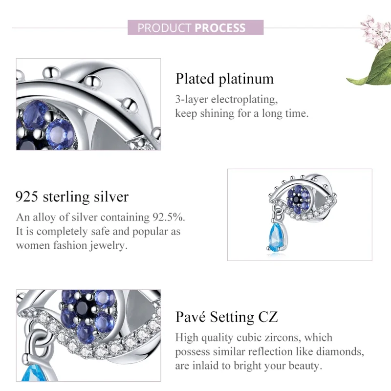 (imagem para) Charm O Olho do Mistério estilo Pandora - SCC1775 - Visualizar 8