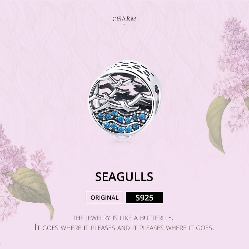 (imagem para) Charm Onda e gaivotas life Pandora - SCC1454 - Visualizar 6