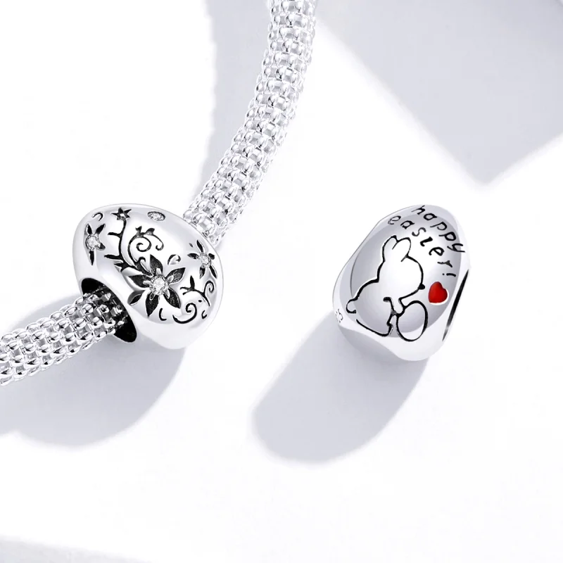 (imagem para) Charm Ovo de Páscoa Retrô estilo Pandora - SCC1466 - Visualizar 3