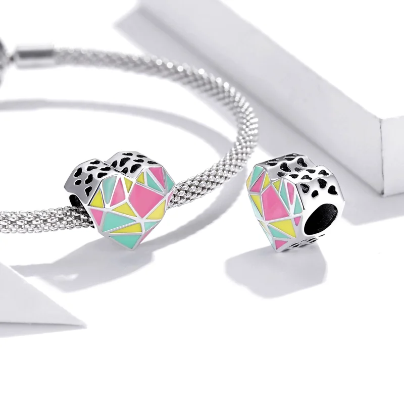 (imagem para) Charm Padrões Geométricos estilo Pandora - SCC1761 - Visualizar 4