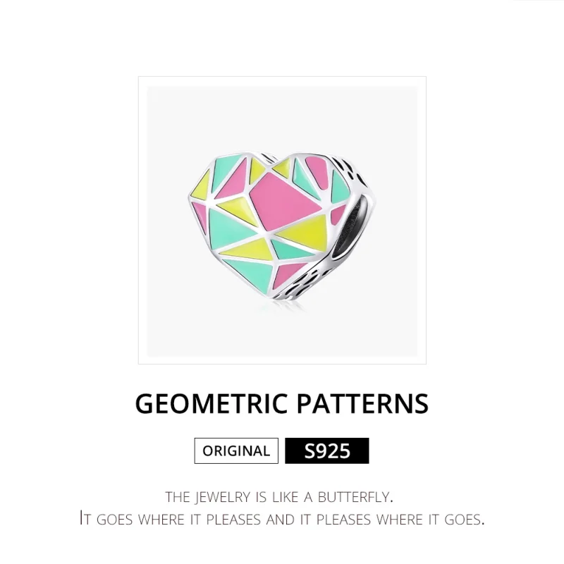 (imagem para) Charm Padrões Geométricos estilo Pandora - SCC1761 - Visualizar 6