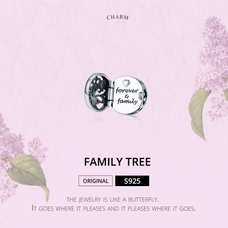 (imagem para) Charm Para sempre e família estilo Pandora - SCC1259 - Visualizar 3