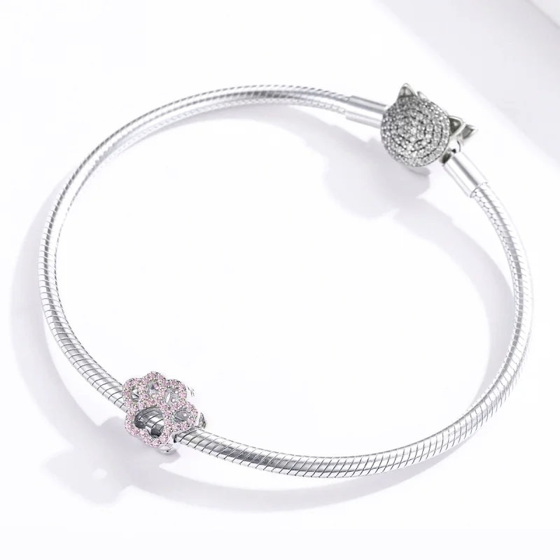 (imagem para) Charm Pata rosa life Pandora - BSC164 - Visualizar 3