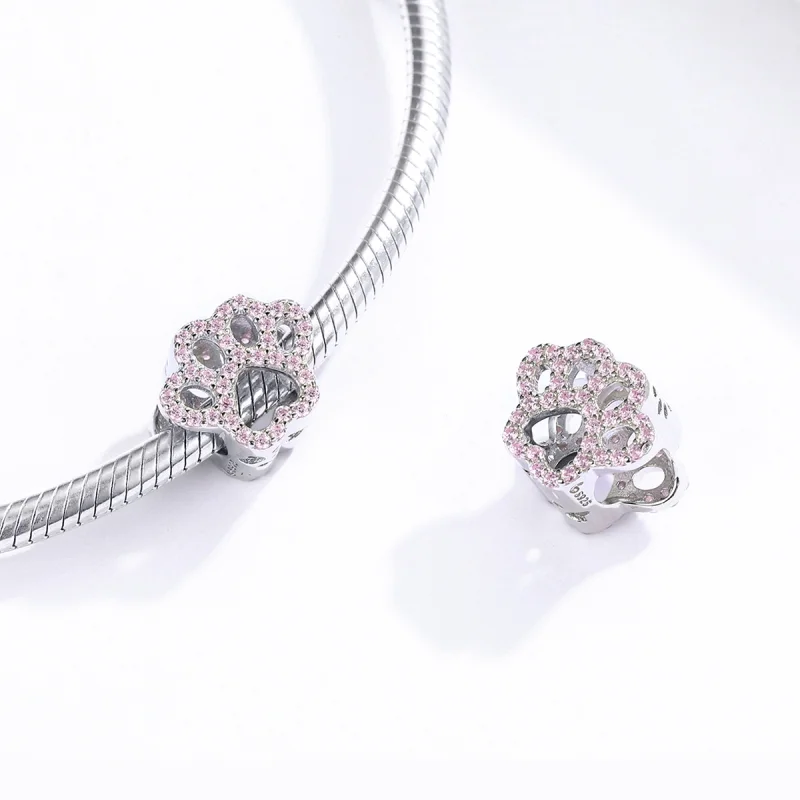 (imagem para) Charm Pata rosa life Pandora - BSC164 - Visualizar 4