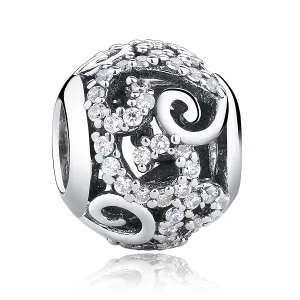Charm Pavé life Pandora - SCC021 (imagem para) Charm Pavé life Pandora - SCC021