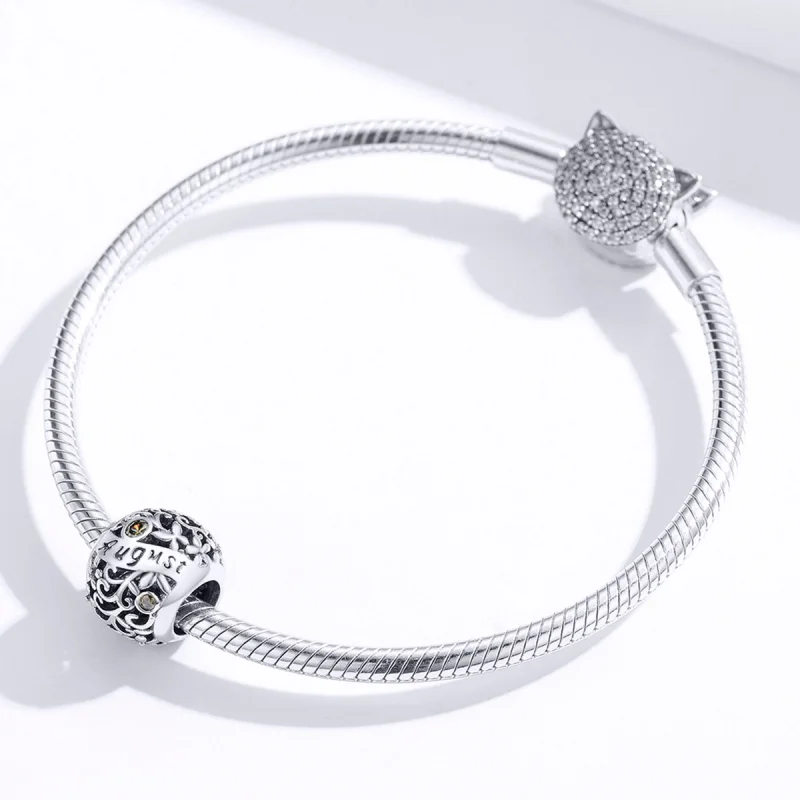 (imagem para) Charm Pedra de Nascimento de Peridoto de Agosto estilo Pandora - SCC1385-8 - Visualizar 2