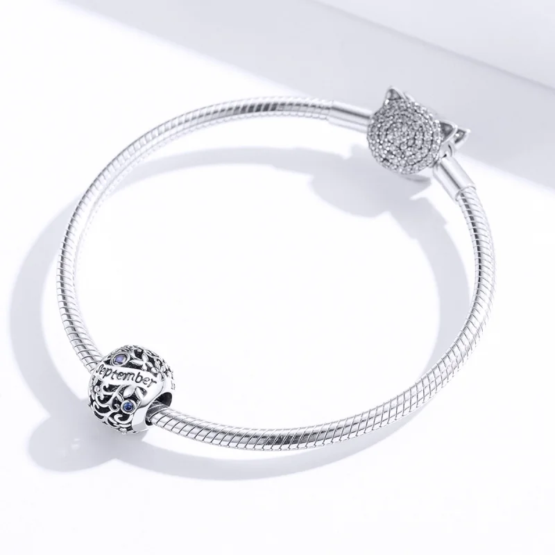 (imagem para) Charm Pedra de nascimento de setembro estilo Pandora - SCC1385-9 - Visualizar 3