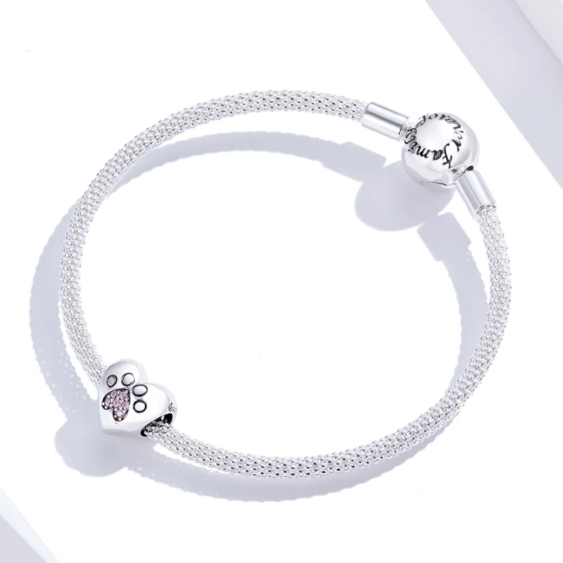 (imagem para) Charm Pegada de estimação estilo Pandora - BSC209 - Visualizar 2
