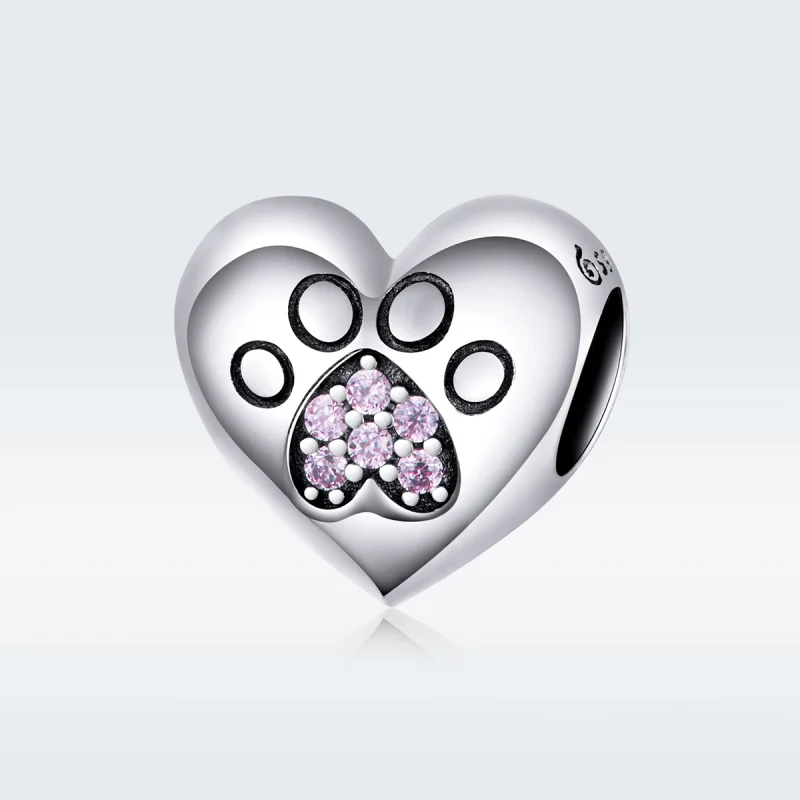 (imagem para) Charm Pegada de estimação estilo Pandora - BSC209 - Visualizar 4