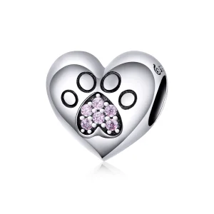 (imagem para) Charm Pegada de estimação estilo Pandora - BSC209
