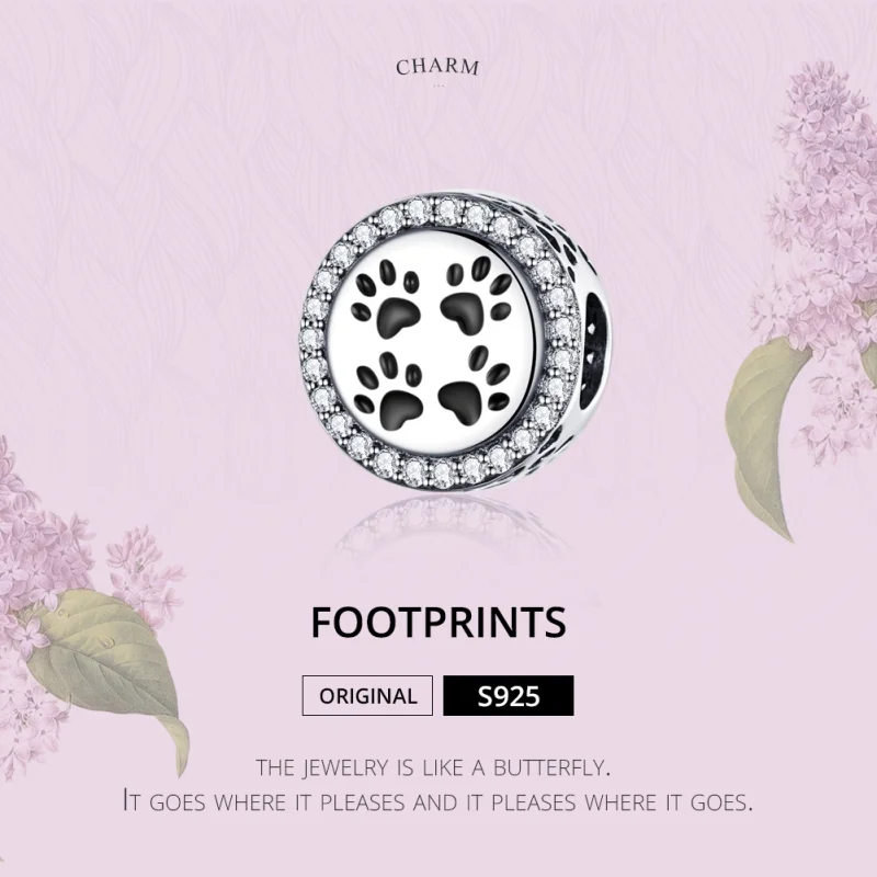 (imagem para) Charm Pegadas life Pandora - SCC1186 - Visualizar 2