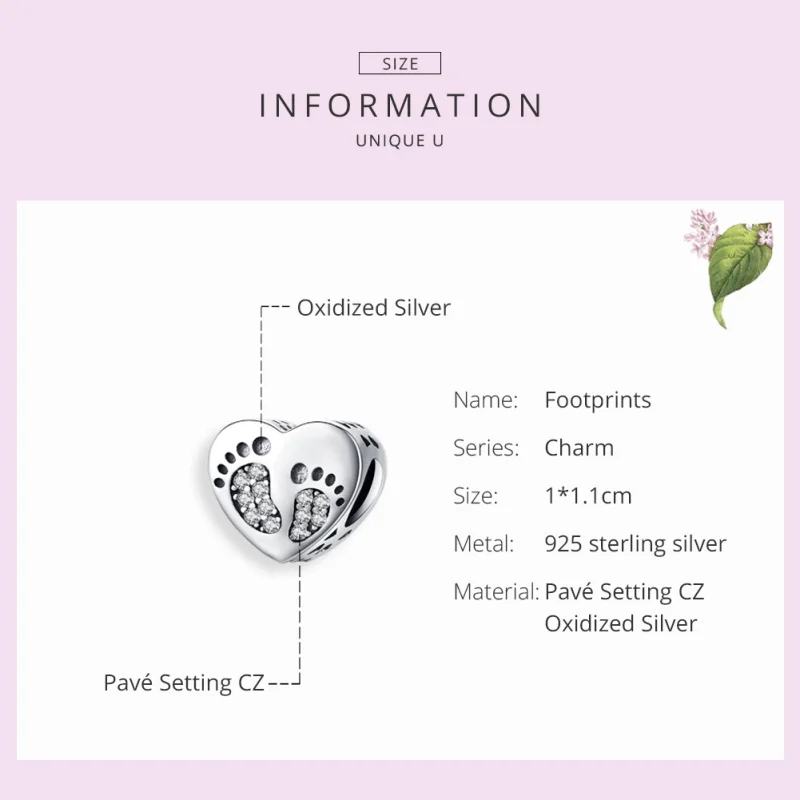 (imagem para) Charm Pegadas life Pandora - SCC1395 - Visualizar 6