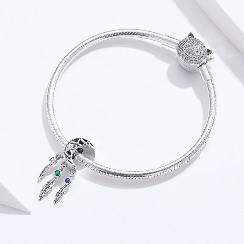 (imagem para) Charm Pendente Apanhador de Sonhos estilo Pandora - SCC1232 - Visualizar 5