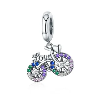 (imagem para) Charm Pendente Bicicleta estilo Pandora - SCC1082