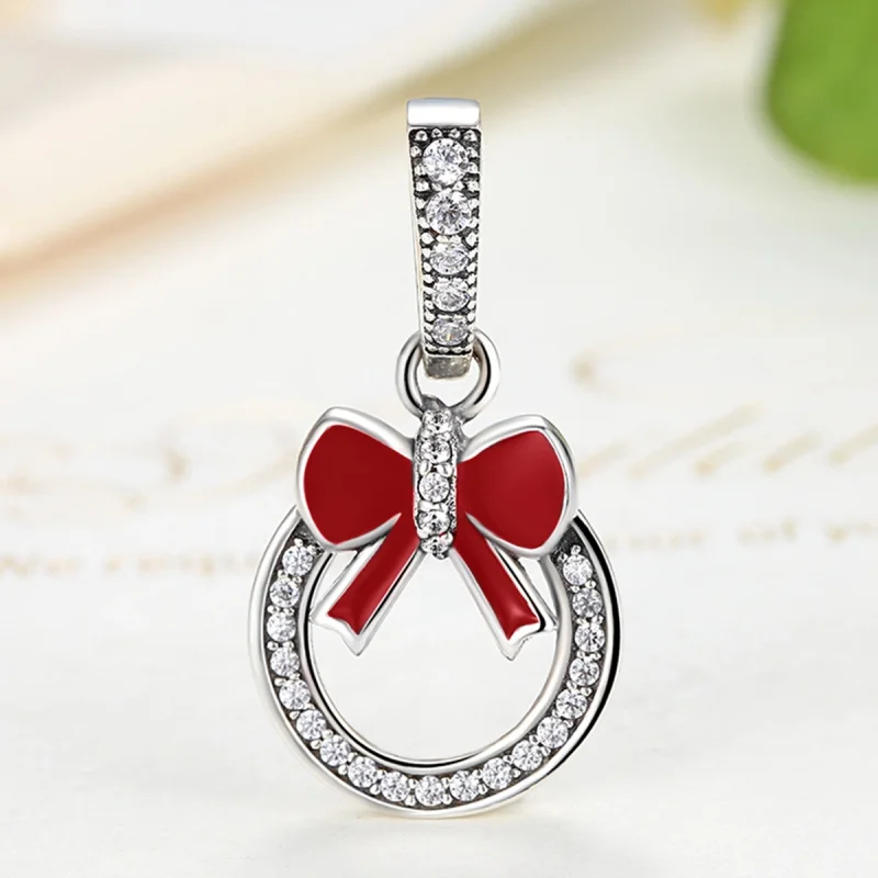 (imagem para) Charm Pendente Coroa de Natal estilo Pandora - SCC077 - Visualizar 3