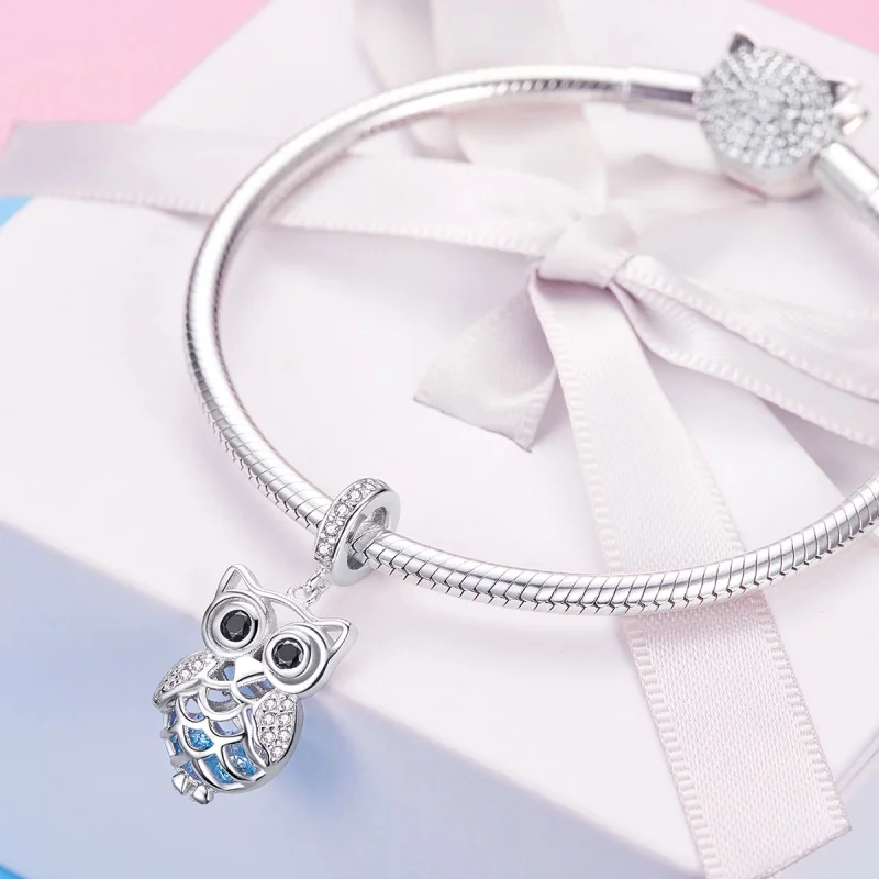 (imagem para) Charm Pendente Coruja perpétua estilo Pandora - SCC1124 - Visualizar 9