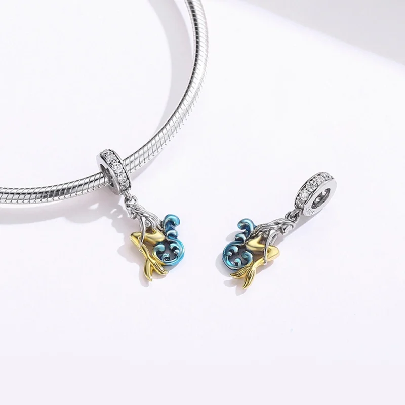 (imagem para) Charm Pendente Esperando sereia estilo Pandora - SCC1166 - Visualizar 5