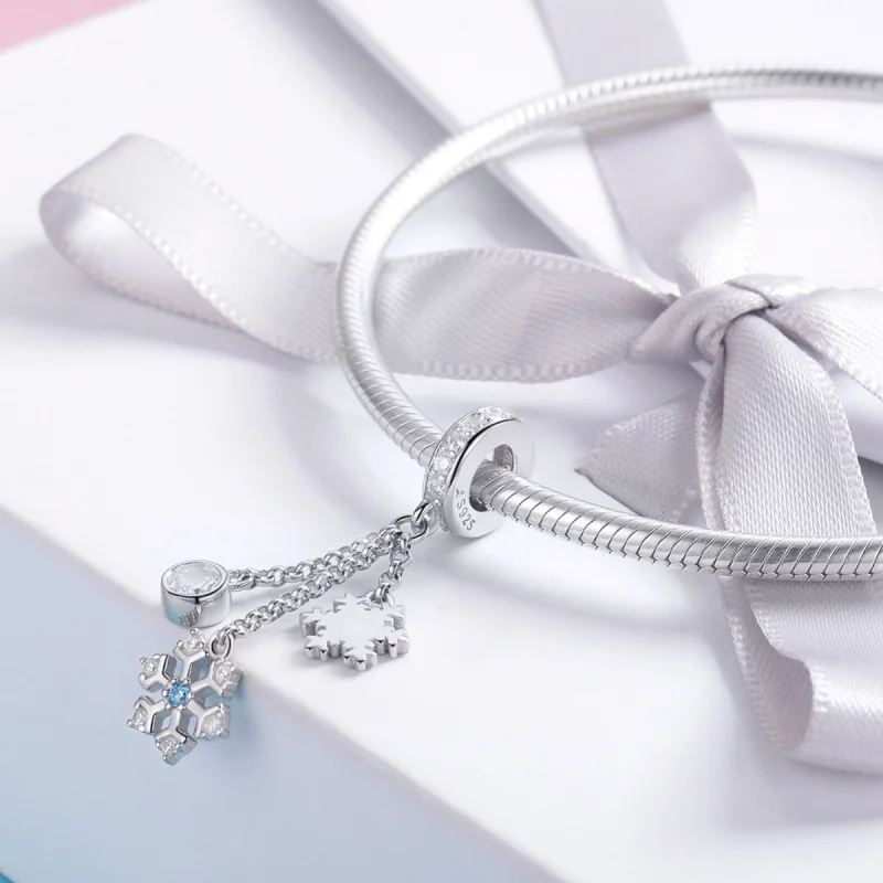 (imagem para) Charm Pendente Floco de neve estilo Pandora - SCC1020 - Visualizar 4
