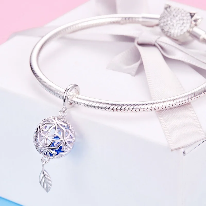 (imagem para) Charm Pendente Flor preservada estilo Pandora - SCC1123 - Visualizar 3