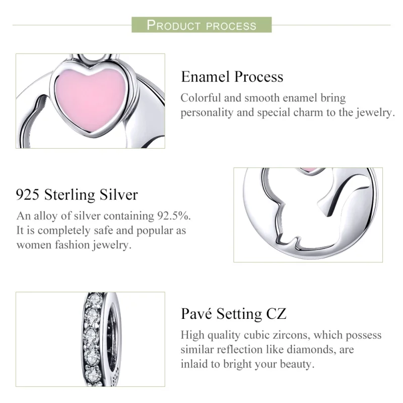 (imagem para) Charm Pendente Gatinha feliz estilo Pandora - SCC1140 - Visualizar 4