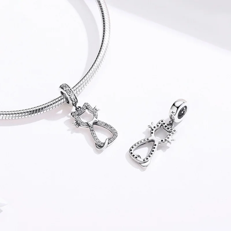 (imagem para) Charm Pendente Gato adorável estilo Pandora - SCC1162 - Visualizar 5