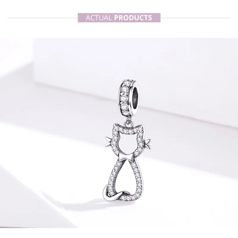 (imagem para) Charm Pendente Gato adorável estilo Pandora - SCC1162 - Visualizar 8