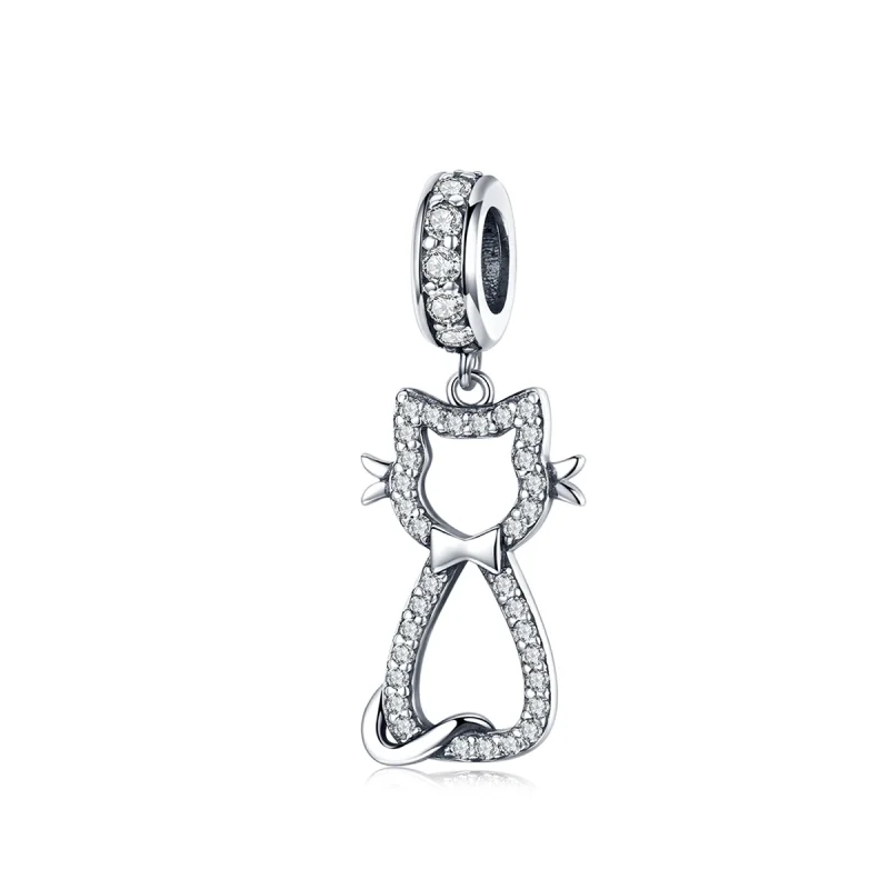 (imagem para) Charm Pendente Gato adorável estilo Pandora - SCC1162