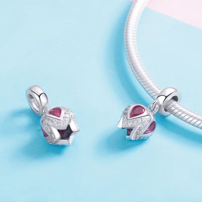 (imagem para) Charm Pendente História da tulipa estilo Pandora - SCC1027 - Visualizar 5
