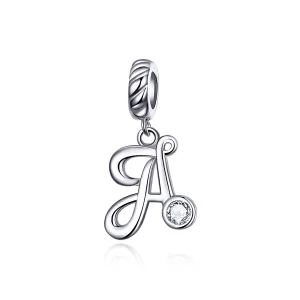 (imagem para) Charm Pendente Letra A estilo Pandora - SCC1183-A