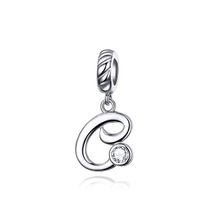 (imagem para) Charm Pendente Letra C estilo Pandora - SCC1183-C