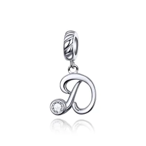 (imagem para) Charm Pendente Letra D estilo Pandora - SCC1183-D