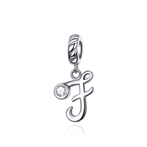 (imagem para) Charm Pendente Letra F estilo Pandora - SCC1183-F