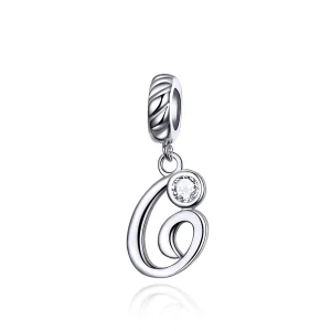 (imagem para) Charm Pendente Letra G estilo Pandora - SCC1183-G