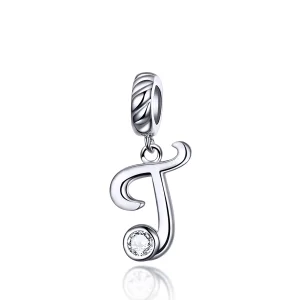 (imagem para) Charm Pendente Letra T estilo Pandora - SCC1183-T
