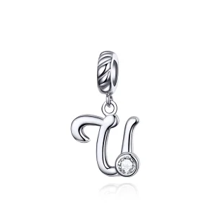 (imagem para) Charm Pendente Letra U estilo Pandora - SCC1183-U