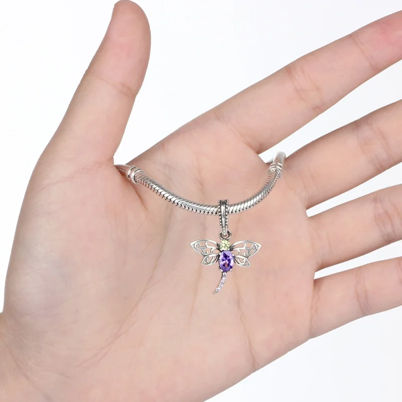 (imagem para) Charm Pendente Libélula estilo Pandora - SCC048 - Visualizar 5