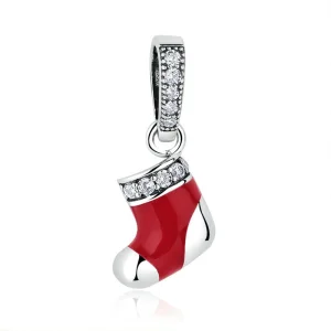(imagem para) Charm Pendente Meias de natal estilo Pandora - SCC074
