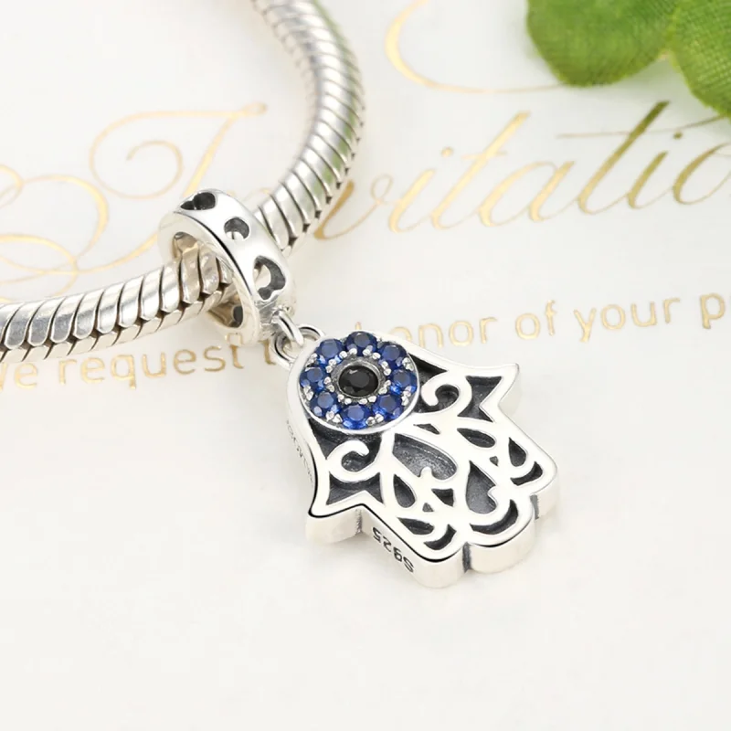 (imagem para) Charm Pendente Mão Hamsa estilo Pandora - SCC085 - Visualizar 2