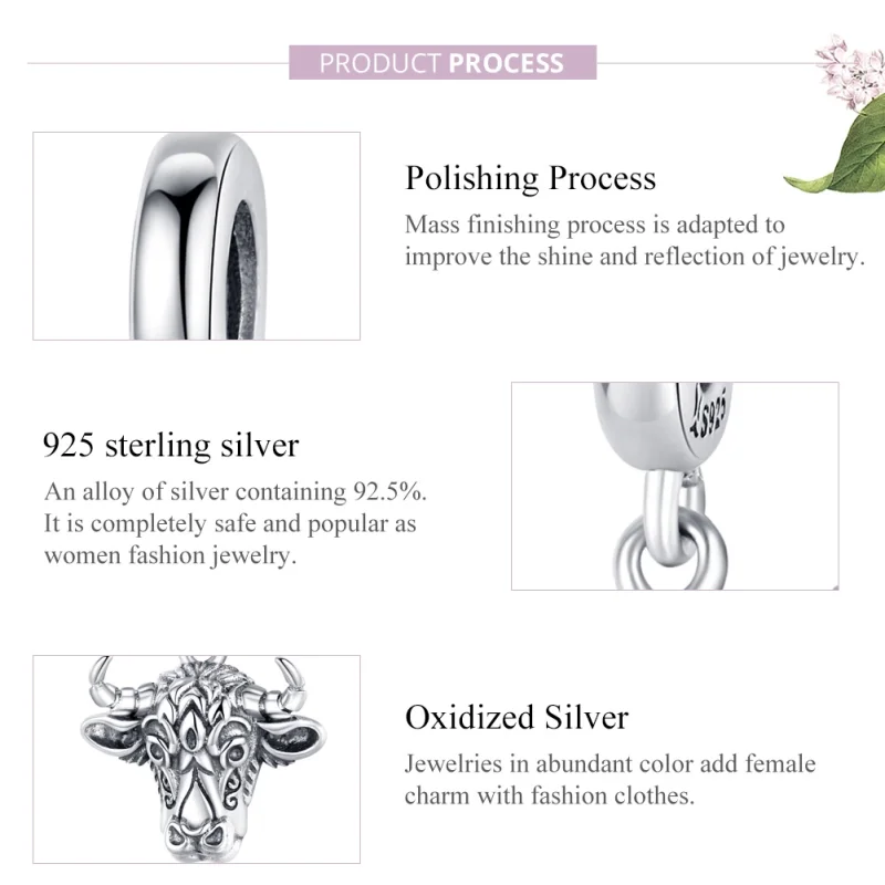 (imagem para) Charm Pendente Tauren life Pandora - SCC1316 - Visualizar 2