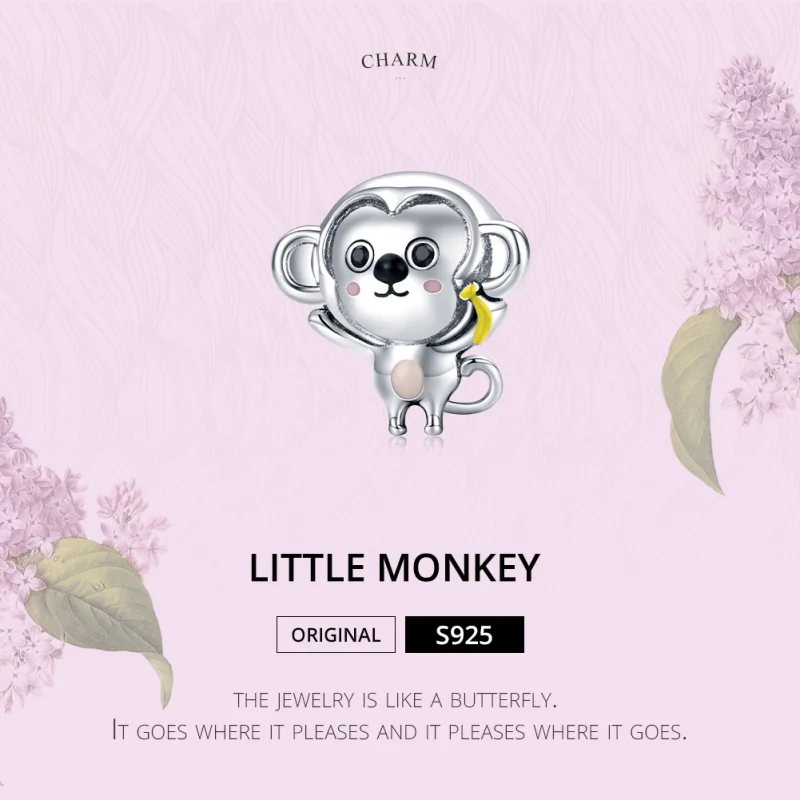 (imagem para) Charm Pequeno macaco life Pandora - SCC1575 - Visualizar 6