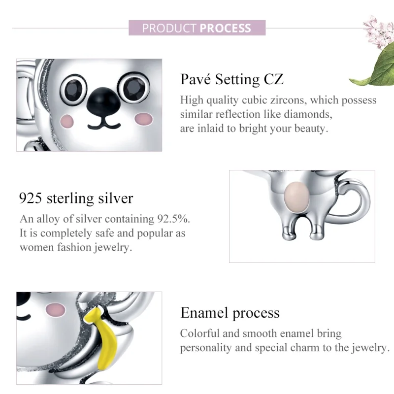 (imagem para) Charm Pequeno macaco life Pandora - SCC1575 - Visualizar 8