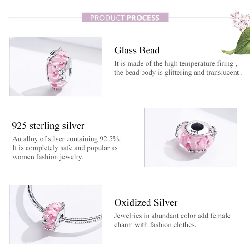(imagem para) Charm Phalaenopsis life Pandora - SCC1281 - Visualizar 3