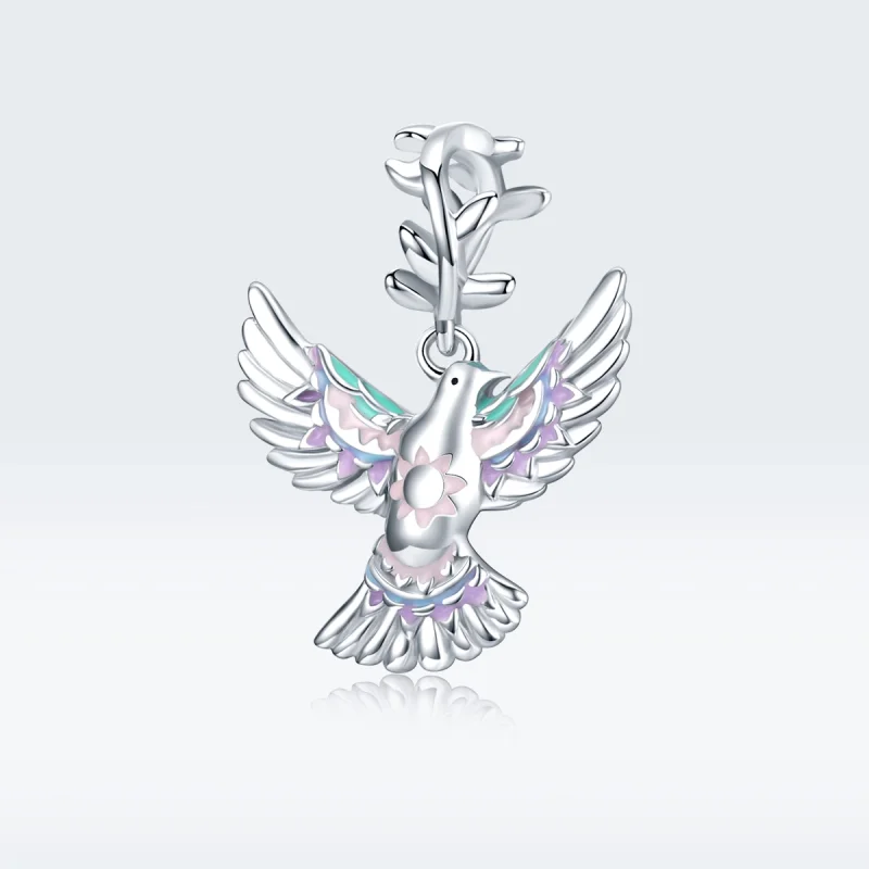 (imagem para) Charm Pomba da paz life Pandora - BSC295 - Visualizar 5
