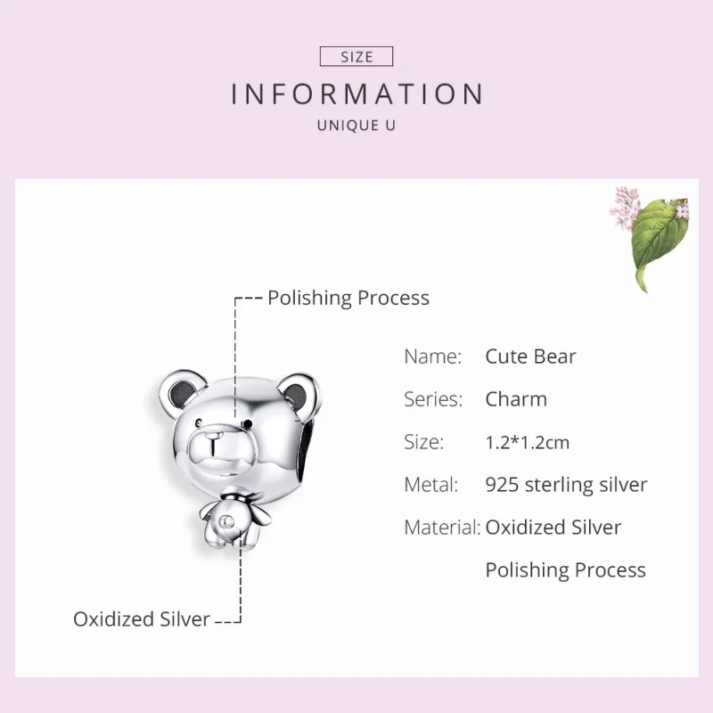 (imagem para) Charm Pooh life Pandora - SCC1502 - Visualizar 7