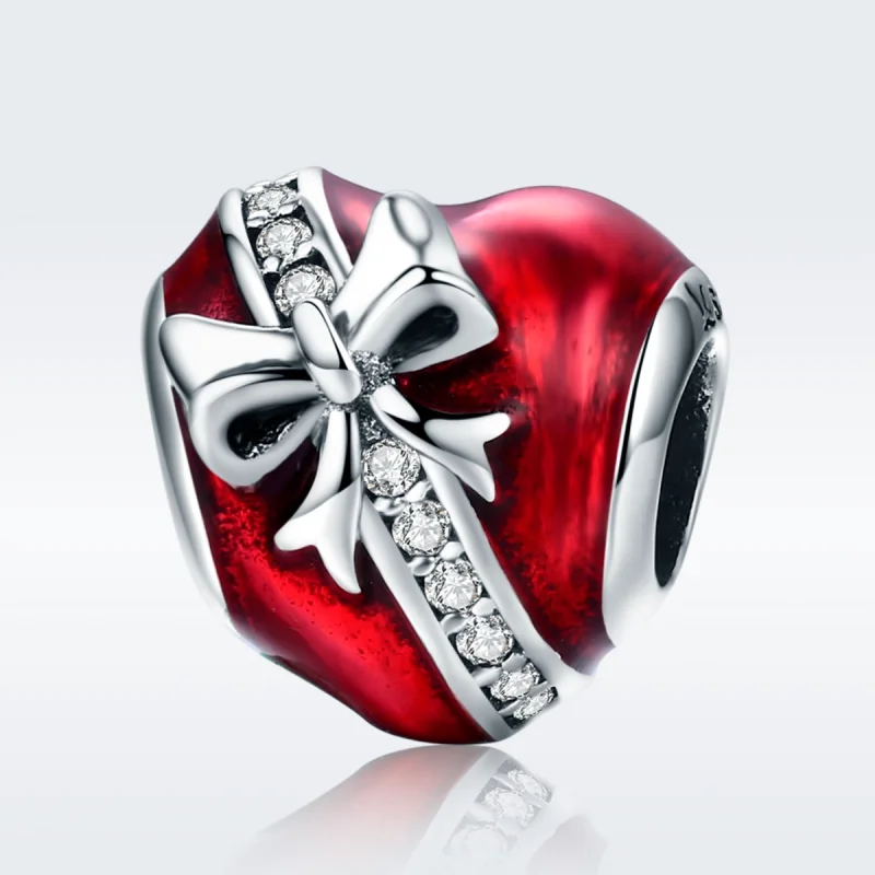 (imagem para) Charm Presente de amor do dia dos namorados estilo Pandora - SCC741 - Visualizar 3