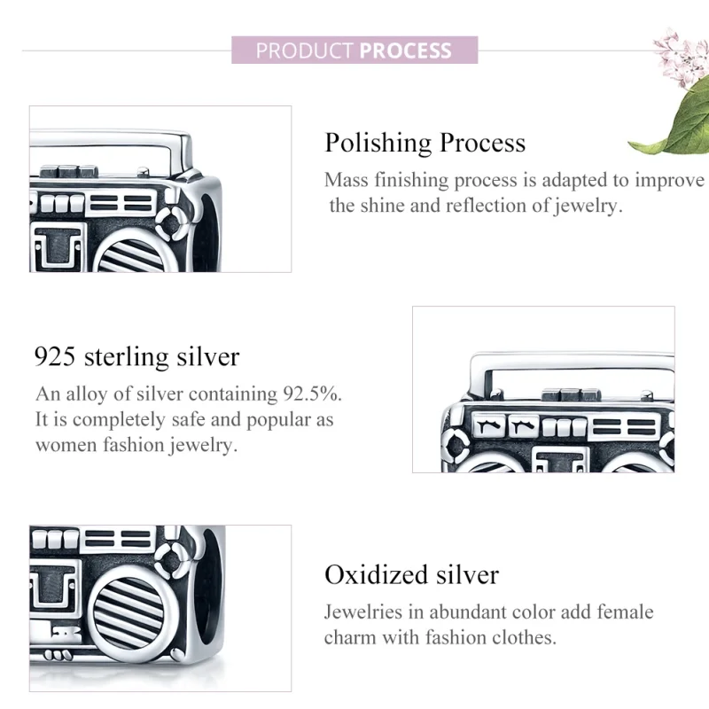 (imagem para) Charm Rádio vintage life Pandora - SCC1873 - Visualizar 7