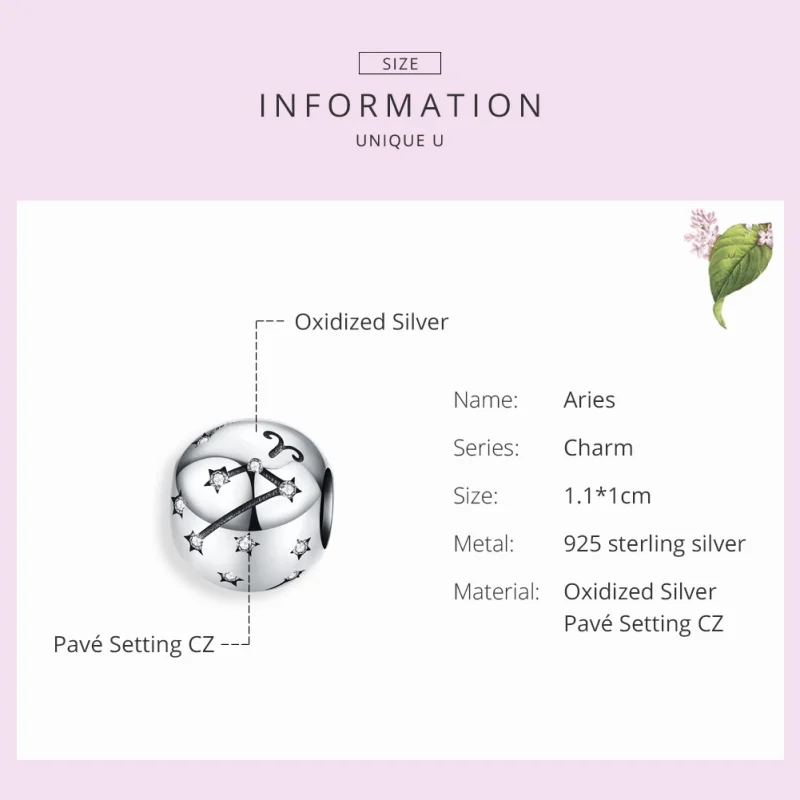 (imagem para) Charm Áries life Pandora - SCC1218-1 - Visualizar 5