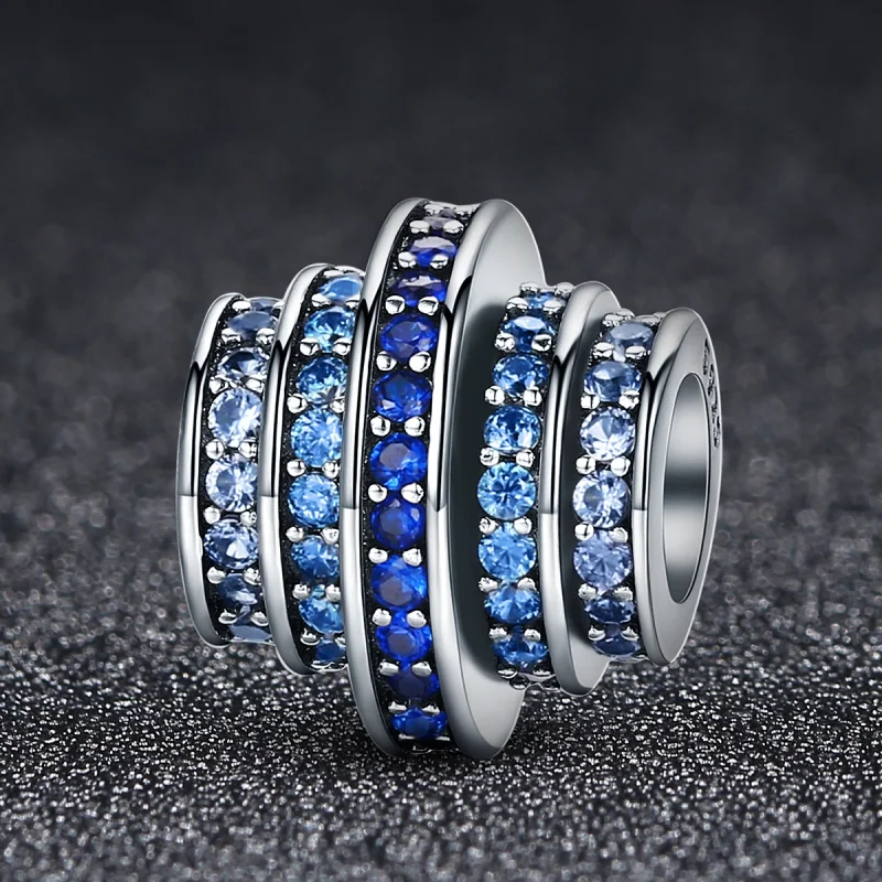 (imagem para) Charm Ritmo Azul life Pandora - SCC129 - Visualizar 6